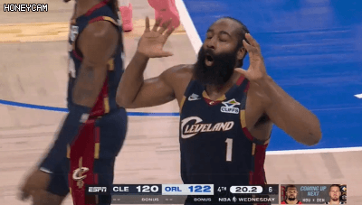 哈登：我拿命保证！呃…登哥的命不值钱！不值钱！|骑士|詹姆斯·哈登|魔术|奥兰多魔术队|克利夫兰骑士队_新浪体育_新浪新闻